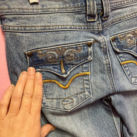 👖 Dungarees Smith’s Size 5 Juniors Boot Cut Jeans 💝 - Picture 7 of 11